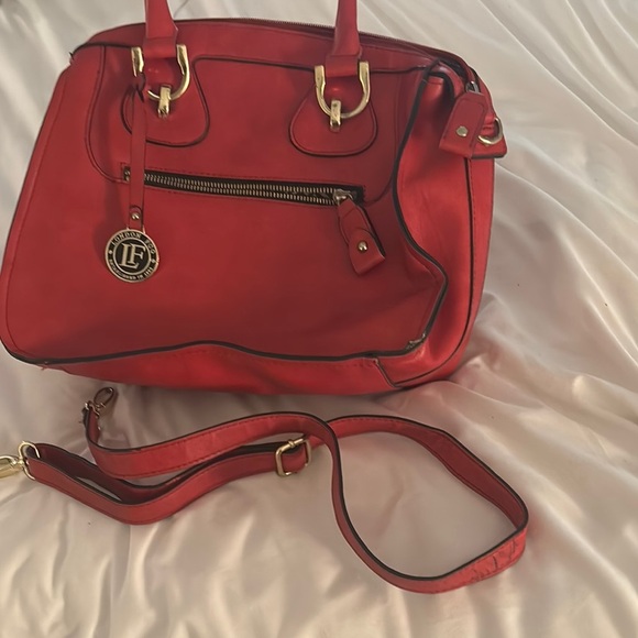 London Fog Deep Orange Handbag - Picture 7 of 7